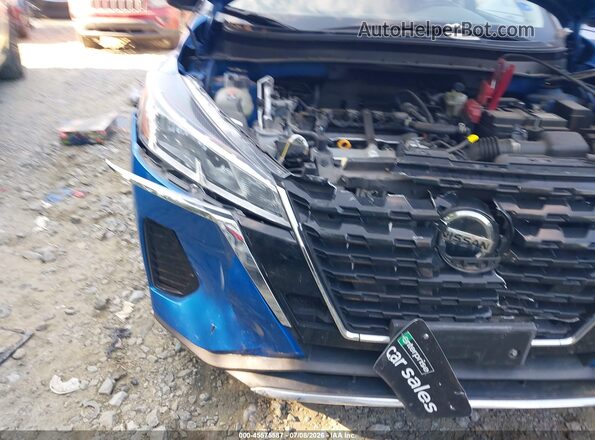 3N1CP5BV4ML503394 2021 NISSAN KICKS Blue Front view