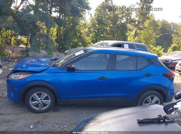 3N1CP5BV4ML503394 2021 NISSAN KICKS Blue 360 interior view