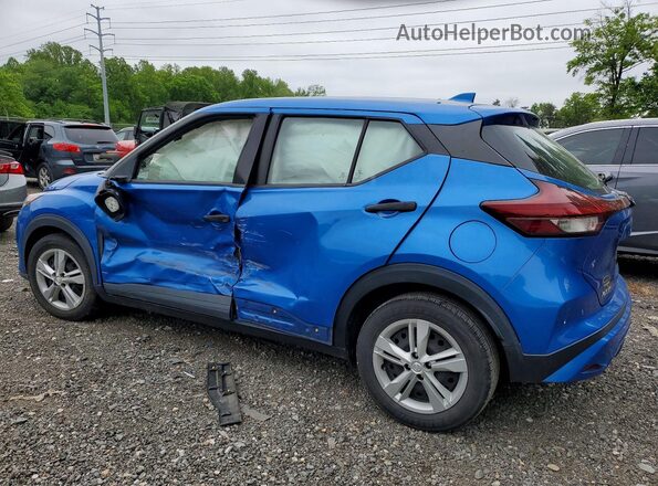 3N1CP5BV4ML530739 2021 NISSAN KICKS Blue Tył lewy