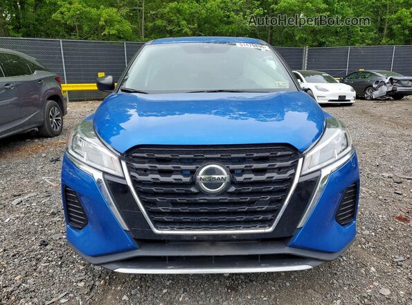 3N1CP5BV4ML530739 2021 NISSAN KICKS Blue Widok z przodu