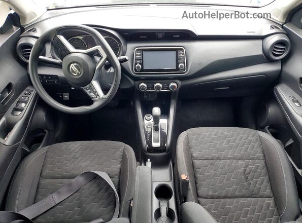 3N1CP5BV4ML530739 2021 NISSAN KICKS Blue Widok deski rozdzielczej