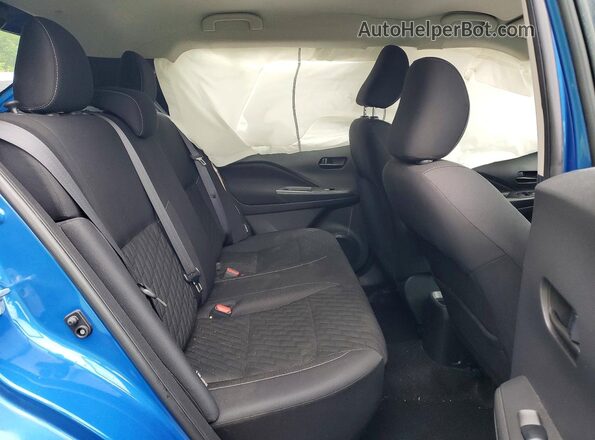 3N1CP5BV4ML530739 2021 NISSAN KICKS Blue Widok wnętrza z tyłu