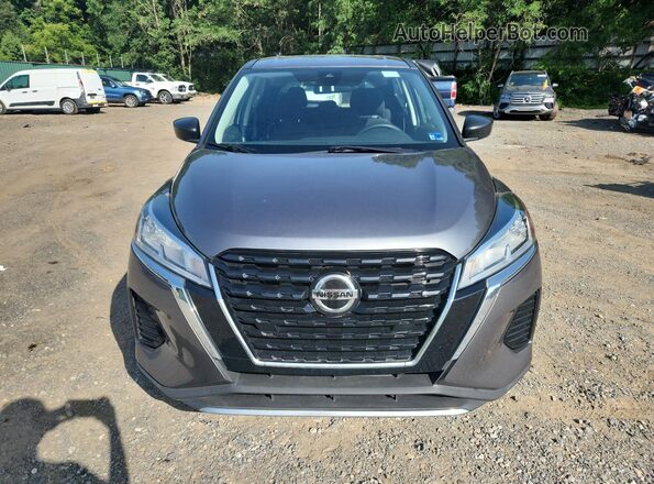 3N1CP5BV4ML544303 2021 NISSAN KICKS Gray VIN կոդի պիտակի տեսք