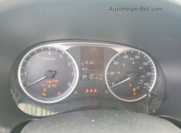 3N1CP5BV4NL502313 2022 NISSAN KICKS Gray Vista del cuadro de instrumentos