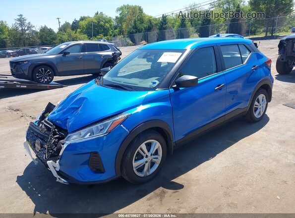 3N1CP5BV4SL481636 2025 NISSAN KICKS PLAY Blue Front left