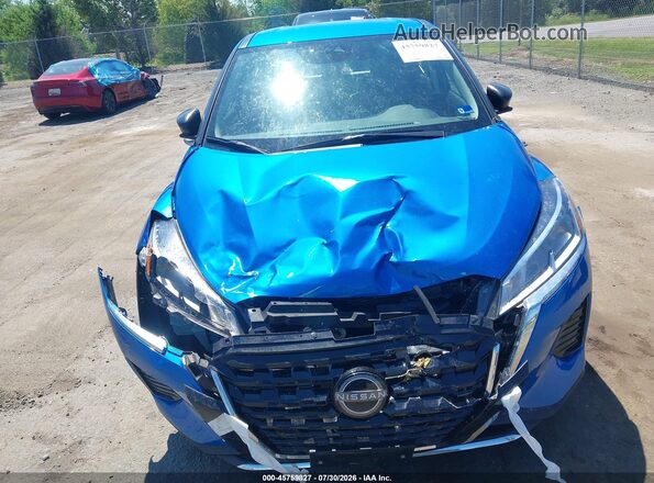 3N1CP5BV4SL481636 2025 NISSAN KICKS PLAY Blue Front view