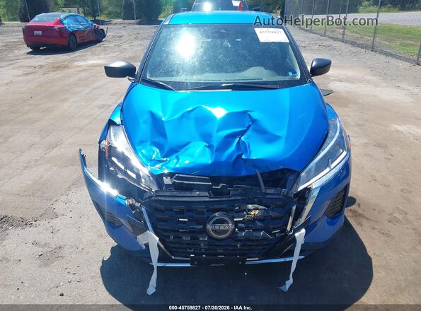 3N1CP5BV4SL481636 2025 NISSAN KICKS PLAY Blue Instrument cluster view