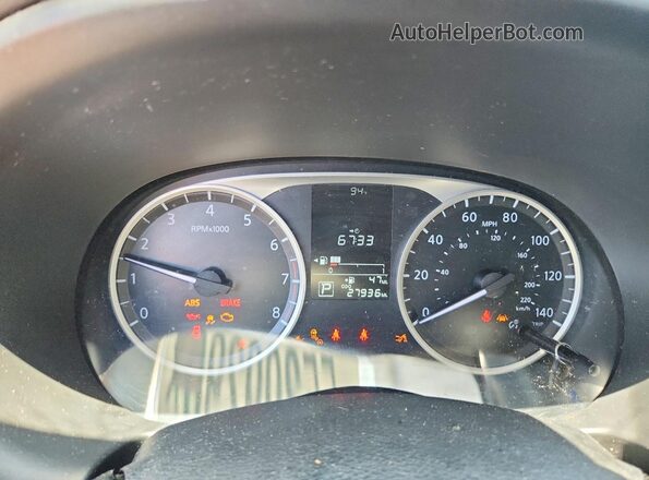 3N1CP5BV4SL482852 2025 NISSAN KICKS White Vista del cuadro de instrumentos