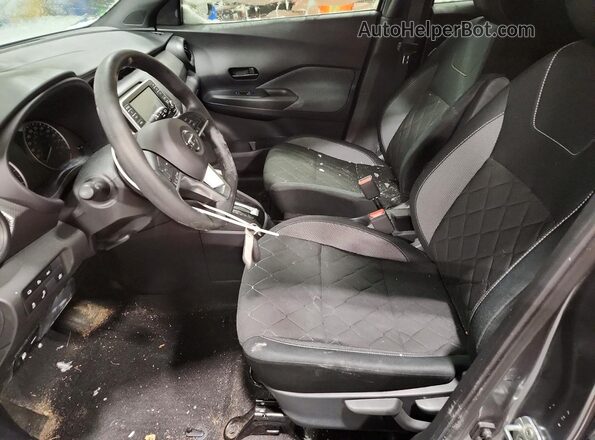3N1CP5BV5LL524737 2020 NISSAN KICKS Серый Вид салона спереди