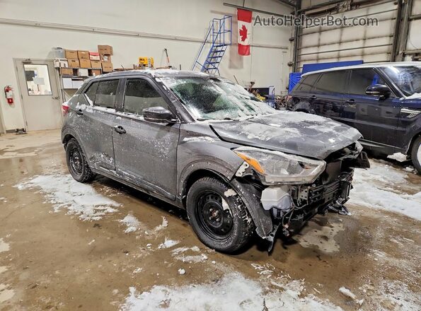 3N1CP5BV5LL524737 2020 NISSAN KICKS Серый Передняя правая четверть