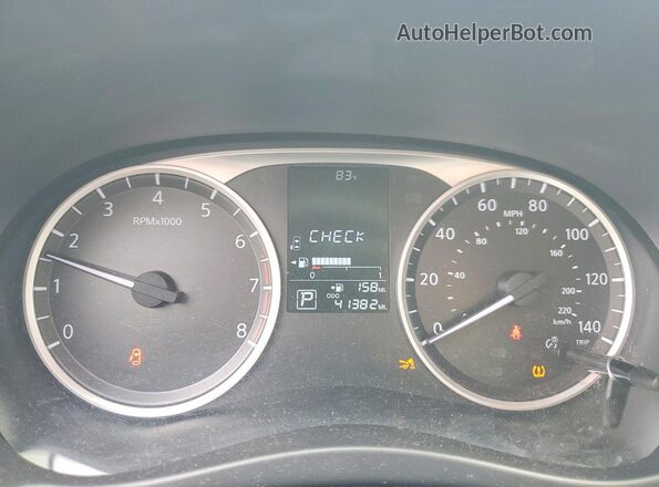 3N1CP5BV5LL527587 2020 NISSAN KICKS Gray Instrument cluster view