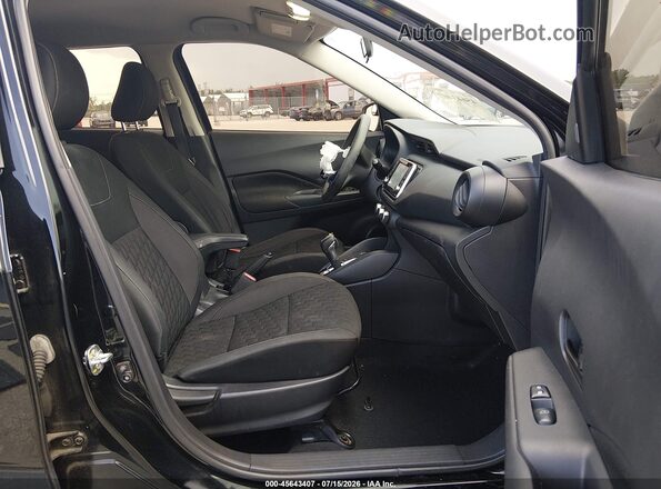 3N1CP5BV5ML517708 2021 NISSAN KICKS Black Widok wnętrza z przodu