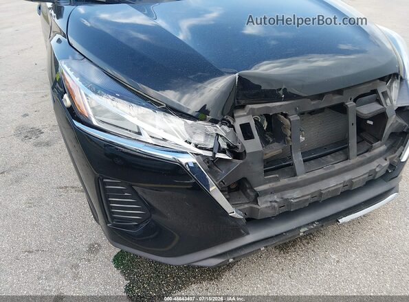 3N1CP5BV5ML517708 2021 NISSAN KICKS Black Widok z przodu