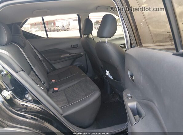 3N1CP5BV5ML517708 2021 NISSAN KICKS Black Widok naklejki z numerem VIN