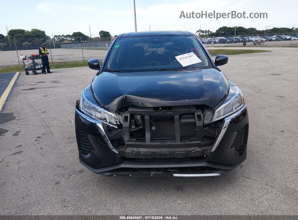 3N1CP5BV5ML517708 2021 NISSAN KICKS Black Widok wnętrza z tyłu