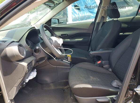 3N1CP5BV5ML522889 2021 NISSAN KICKS Black წინა სალონის ხედი