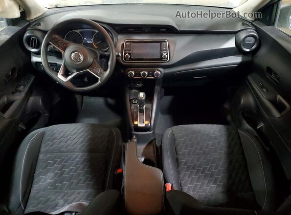3N1CP5BV5ML542978 2021 NISSAN KICKS White Առջևի վահանակի տեսք