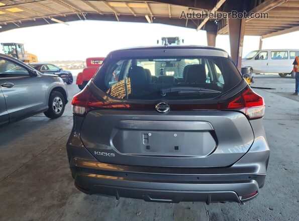 3N1CP5BV5ML553379 2021 NISSAN KICKS Серый Вид сзади
