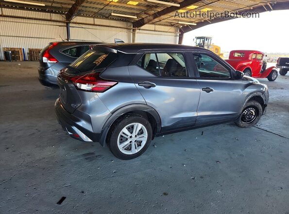 3N1CP5BV5ML553379 2021 NISSAN KICKS Серый Задняя правая четверть