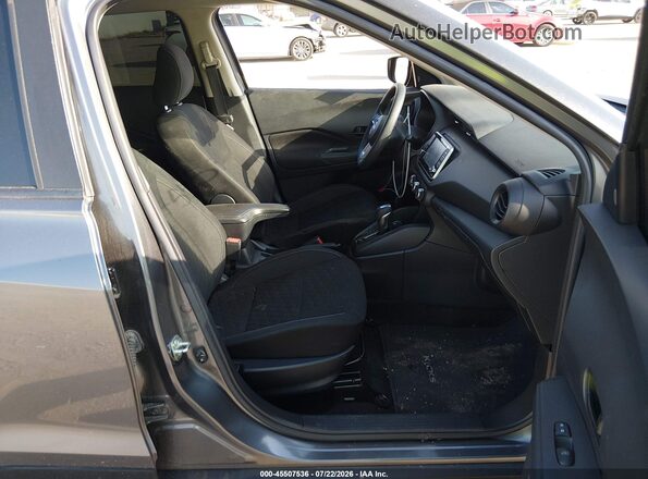 3N1CP5BV5NL493136 2022 NISSAN KICKS Gray Widok wnętrza z przodu
