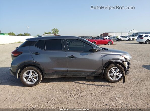 3N1CP5BV5NL493136 2022 NISSAN KICKS Gray Widok wnętrza 360 stopni