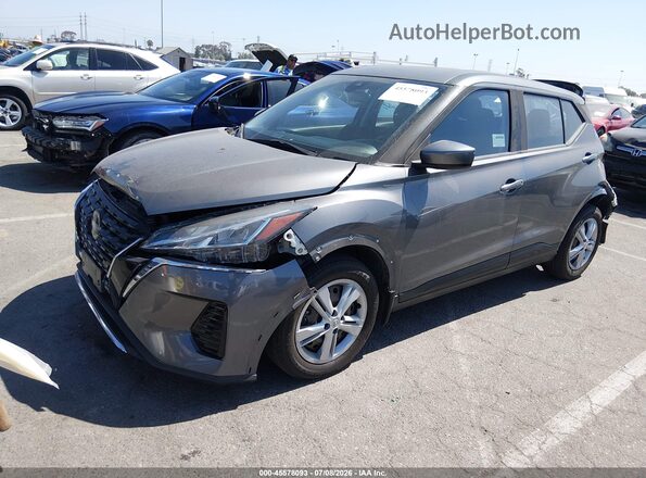 3N1CP5BV5PL469843 2023 NISSAN KICKS Серый Передняя левая четверть