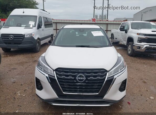 3N1CP5BV5PL534366 2023 NISSAN KICKS White Սարքավորումների վահանակի տեսք
