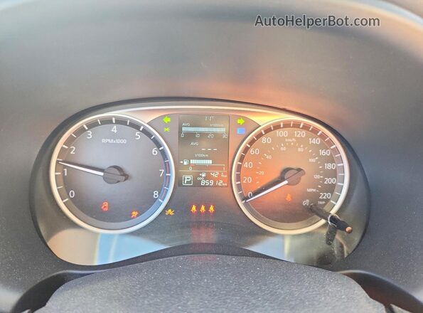 3N1CP5BV5PL550373 2023 NISSAN KICKS White Вид щитка приладів