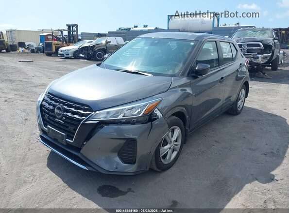 3N1CP5BV5RL541417 2024 NISSAN KICKS Gray Widok z przodu