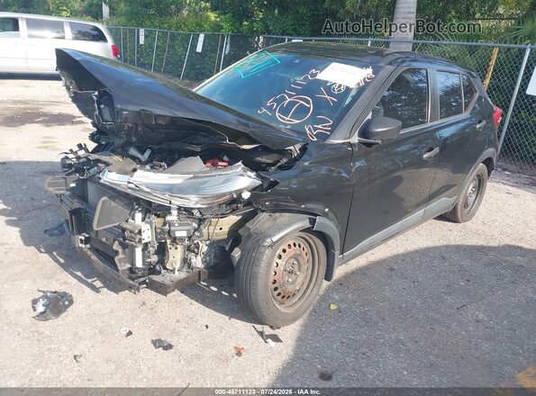 3N1CP5BV6LL532894 2020 NISSAN KICKS Black წინა მარცხენა ხედი სამი მეოთხედიდან