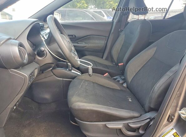 3N1CP5BV6LL542812 2020 NISSAN KICKS Gray Вид салону спереду