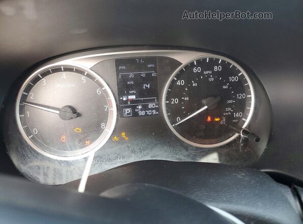 3N1CP5BV6LL542812 2020 NISSAN KICKS Gray Вид щитка приладів