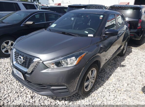 3N1CP5BV6LL544186 2020 NISSAN KICKS Gray Vista tres cuartos delantera izquierda