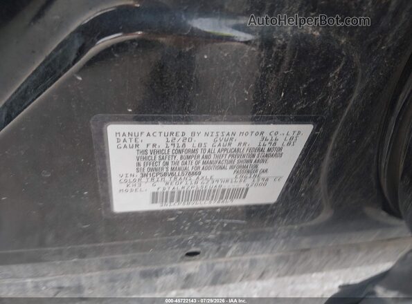 3N1CP5BV6LL578869 2020 NISSAN KICKS Black Vista del compartimento del motor