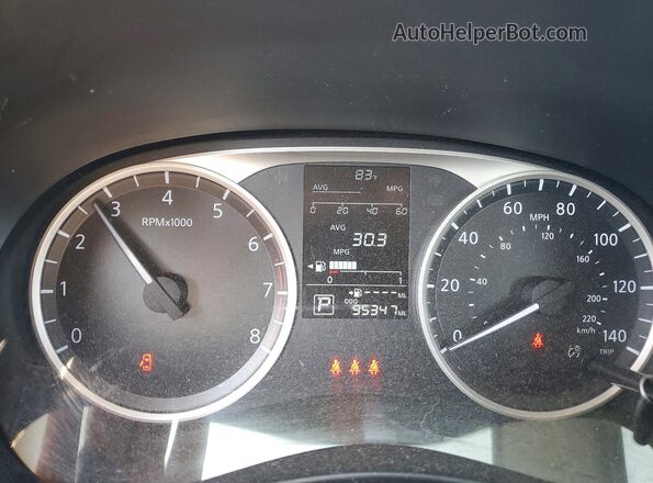 3N1CP5BV6ML485447 2021 NISSAN KICKS White Вид щитка приладів