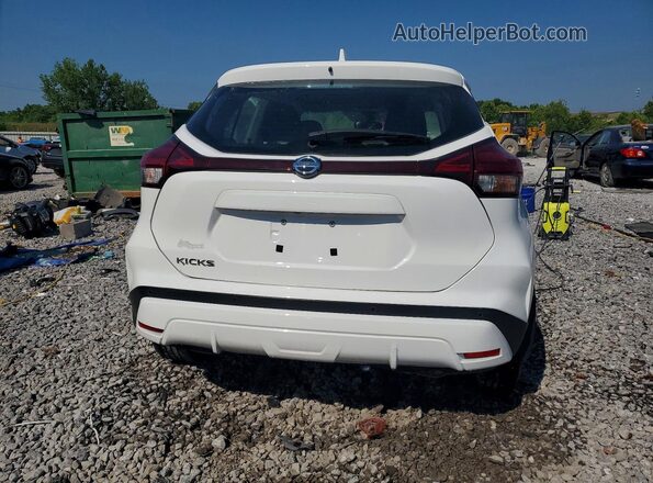 3N1CP5BV6ML485447 2021 NISSAN KICKS White Вид ззаду