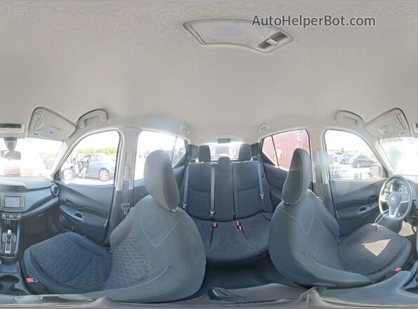 3N1CP5BV6ML485447 2021 NISSAN KICKS White Панорамний вид салону 360°