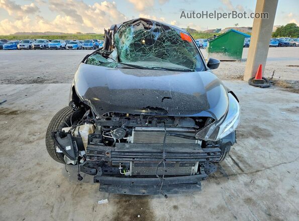 3N1CP5BV6ML485786 2021 NISSAN KICKS Black Դիմացի տեսք