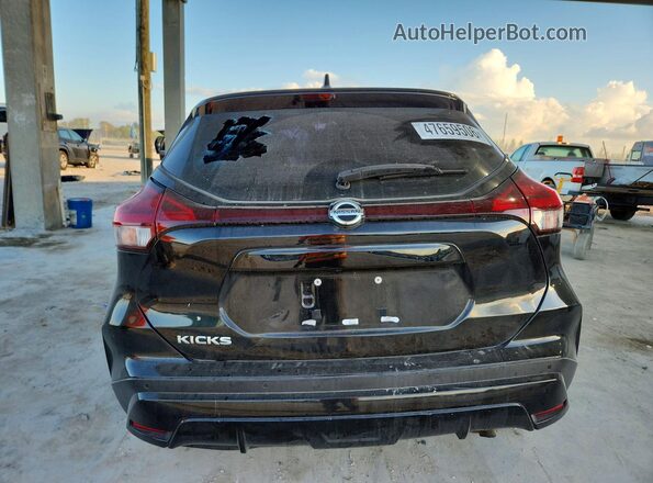 3N1CP5BV6ML485786 2021 NISSAN KICKS Black Հետևի տեսք