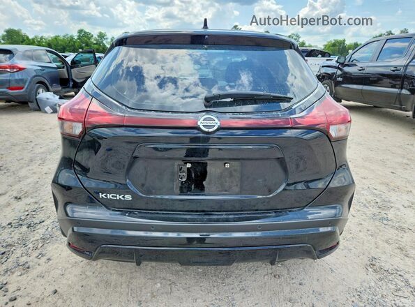 3N1CP5BV6ML528992 2021 NISSAN KICKS Black Widok z tyłu