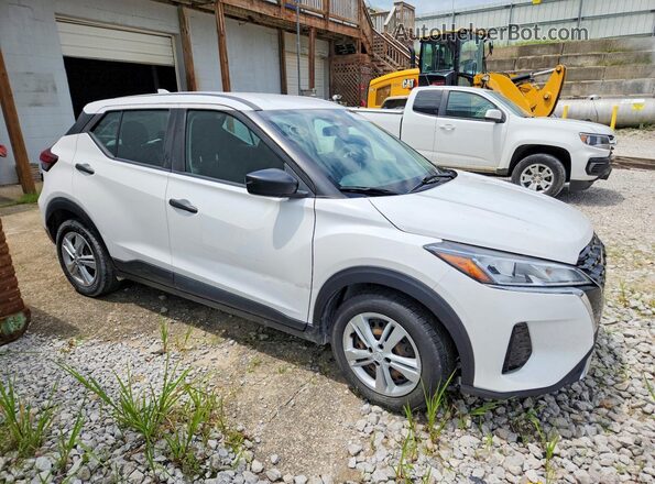 3N1CP5BV6ML549695 2021 NISSAN KICKS White Przód prawy