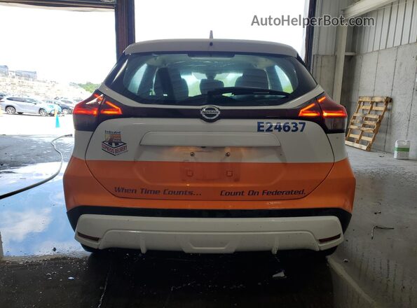 3N1CP5BV6ML549695 2021 NISSAN KICKS White Widok wnętrza 360 stopni