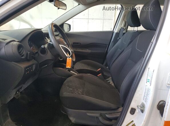 3N1CP5BV6ML549695 2021 NISSAN KICKS White Widok wnętrza z przodu