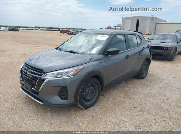 3N1CP5BV6RL558467 2024 NISSAN KICKS Gray Vista tres cuartos delantera izquierda