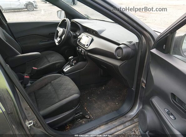 3N1CP5BV7LL477047 2020 NISSAN KICKS Gray წინა სალონის ხედი