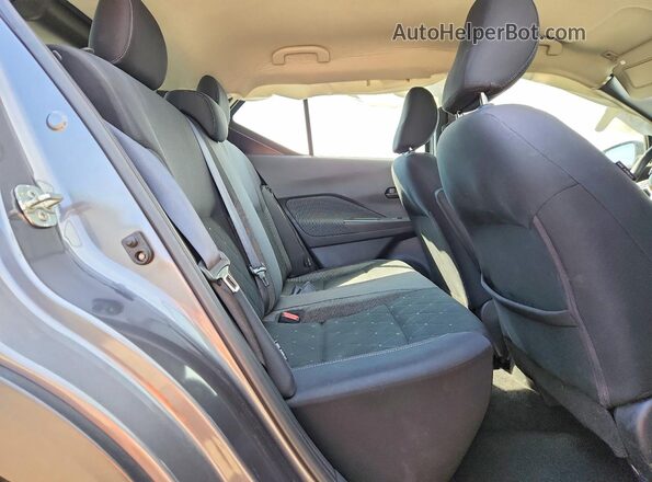 3N1CP5BV7LL489571 2020 NISSAN KICKS Charcoal Widok wnętrza z tyłu