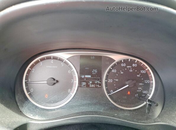 3N1CP5BV7LL572126 2020 NISSAN KICKS Gray Vista del cuadro de instrumentos