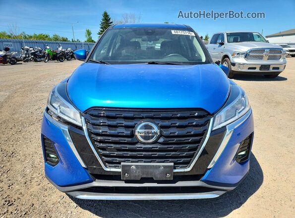 3N1CP5BV7ML482282 2021 NISSAN KICKS Blue Vista frontal