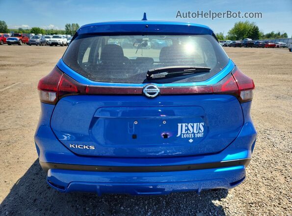 3N1CP5BV7ML482282 2021 NISSAN KICKS Blue Vista trasera