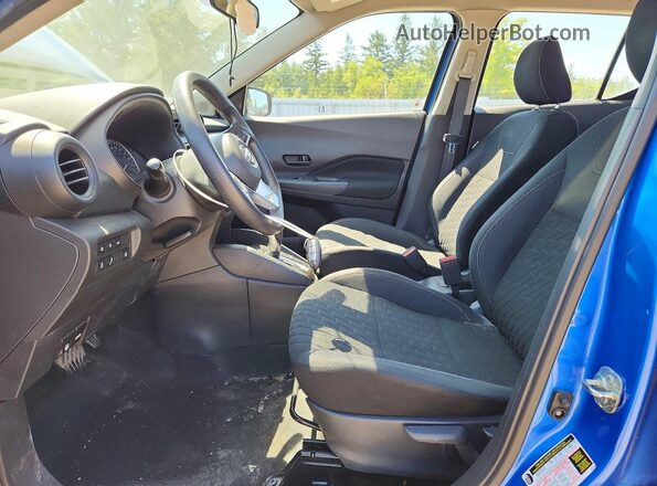 3N1CP5BV7ML482282 2021 NISSAN KICKS Blue Vista interior delantera
